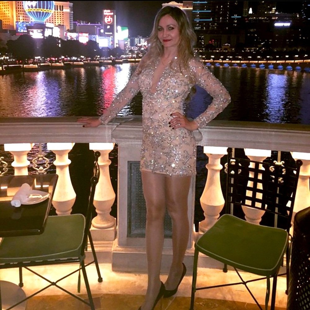 Jovani sparkly dress